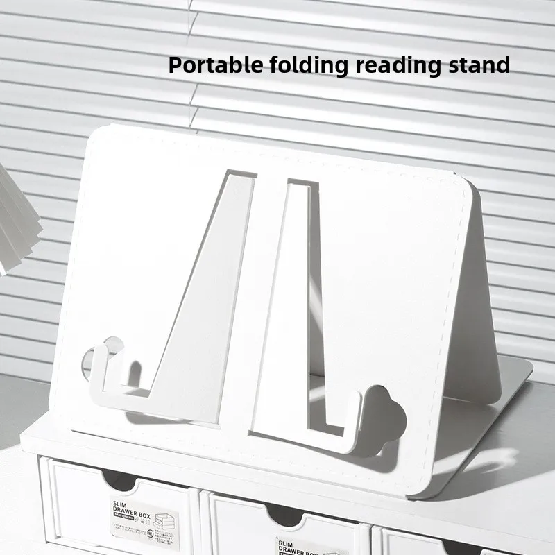 Support de lecture portable et pliable pour bureau, support de livre multifonctionnel, pince de maintien de livre de voyage pour étudiants, bibliothèque, apprentissage quotidien