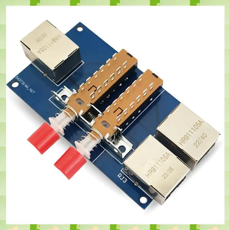 2025 1Set Netzwerk Port Switcher 2-Port Rj45 Interne Und Externe Switcher Kabel Netzwerk Port Switch Modul, 1Set Netzwerk Port Sw