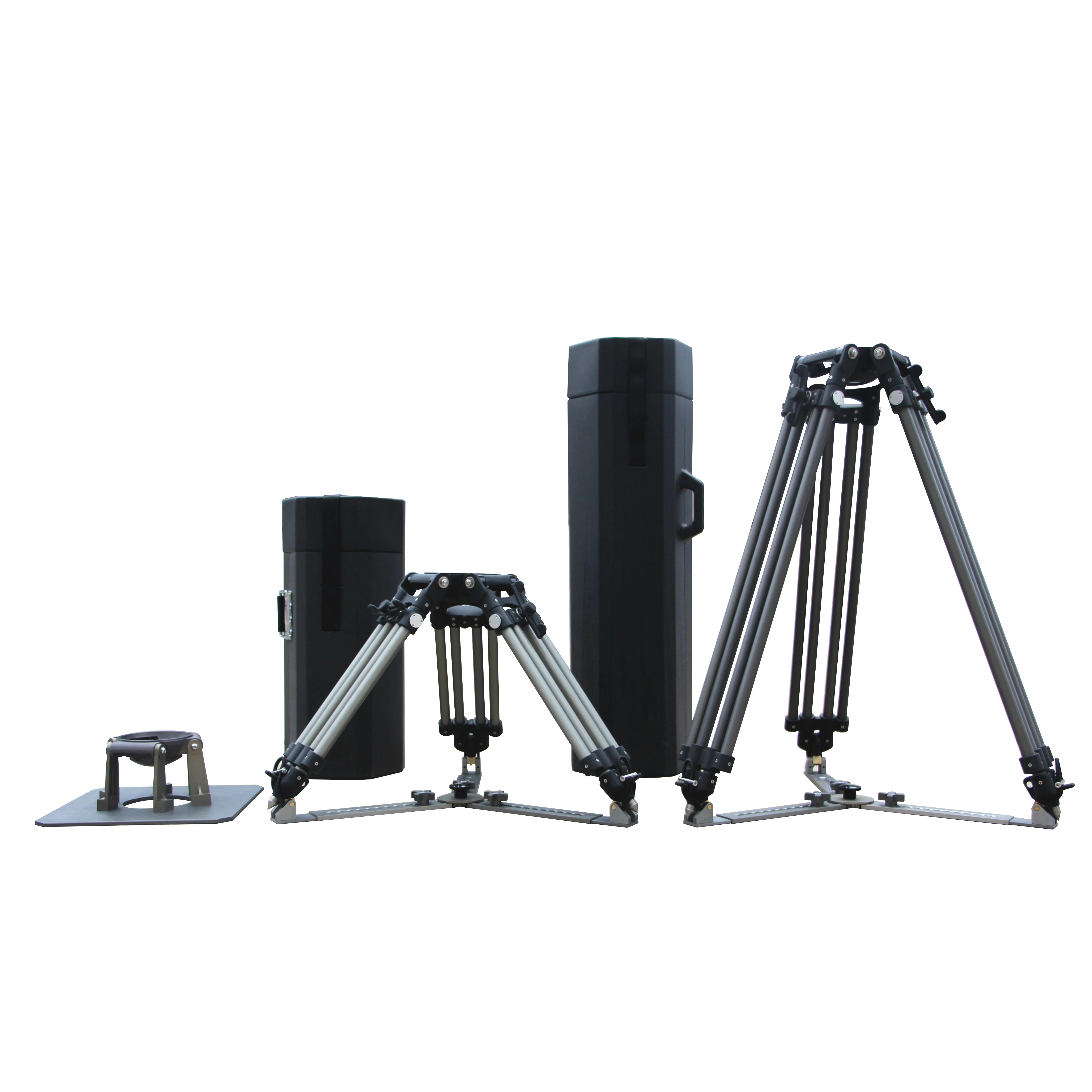 QFYS - Film and television tripod aluminum double leg tripod for SLRS and video cameras