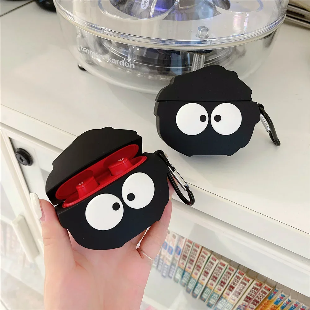 Silicone Bluetooth Earphone Cases, 3D Cute Briquette Headset Case for Beats Studio Buds, Japan Anime Cartoon Protective Cover