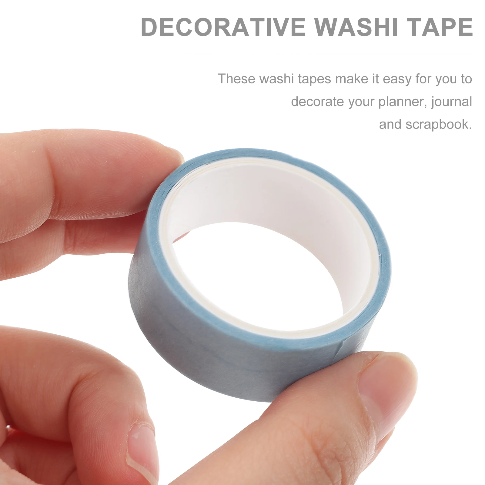 

24pcs Macaron Washi Tape Decorative Paper for Scrapbook DIY Self-Adhesive Thin Craft Tapes Gift Wrapping Portable Adhesive Rolls