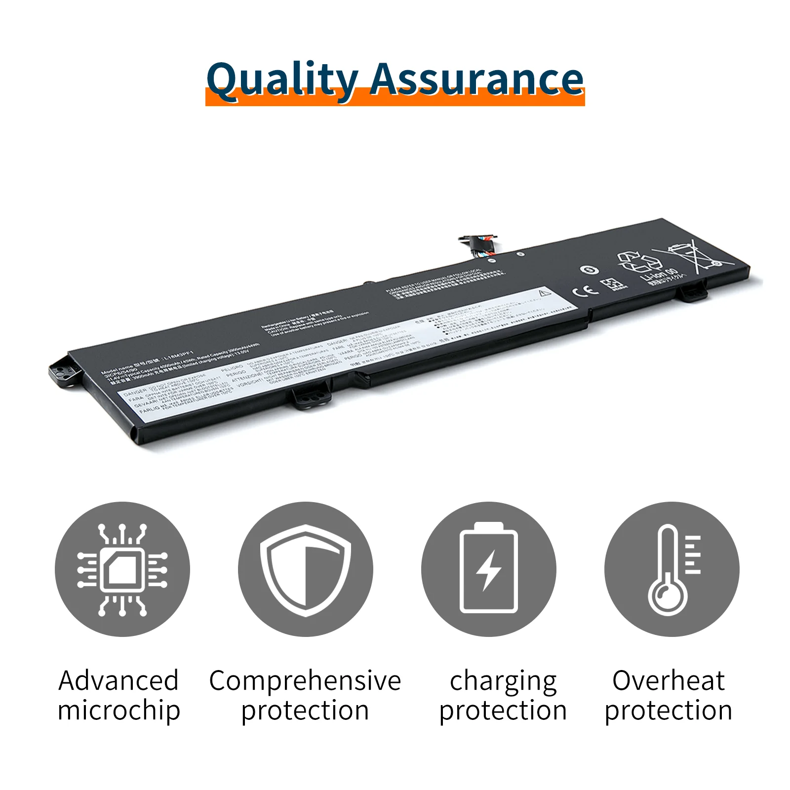 L18M3PF1 L18C3PF1 For Lenovo Ideapad L340 Gaming L340-15IRH L340-17IRH Laptop Battery 5B10T04975 5B10T04976 11.4V 45Wh 4000mAh - Image 3