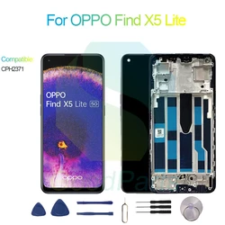 For OPPO Find X5 Lite Screen Display Replacement 2400*1080 CPH2371 Find X5 Lite LCD Touch Digitizer