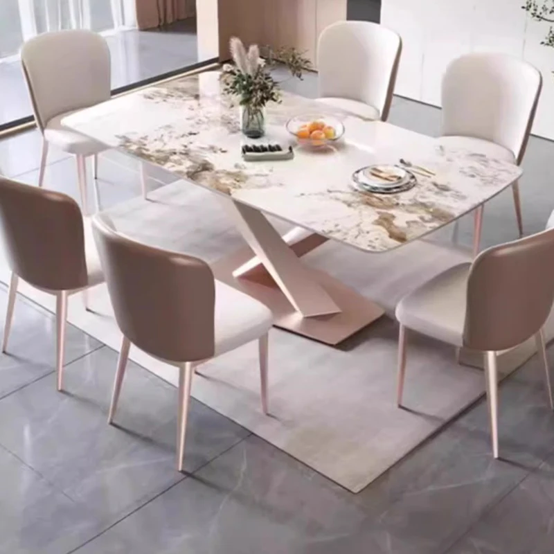 Breakfast Minimalist Dining Table Nordic Relaxing Design Living Room Dining Table Chairs Elegant Mesa Comedor Home Furniture