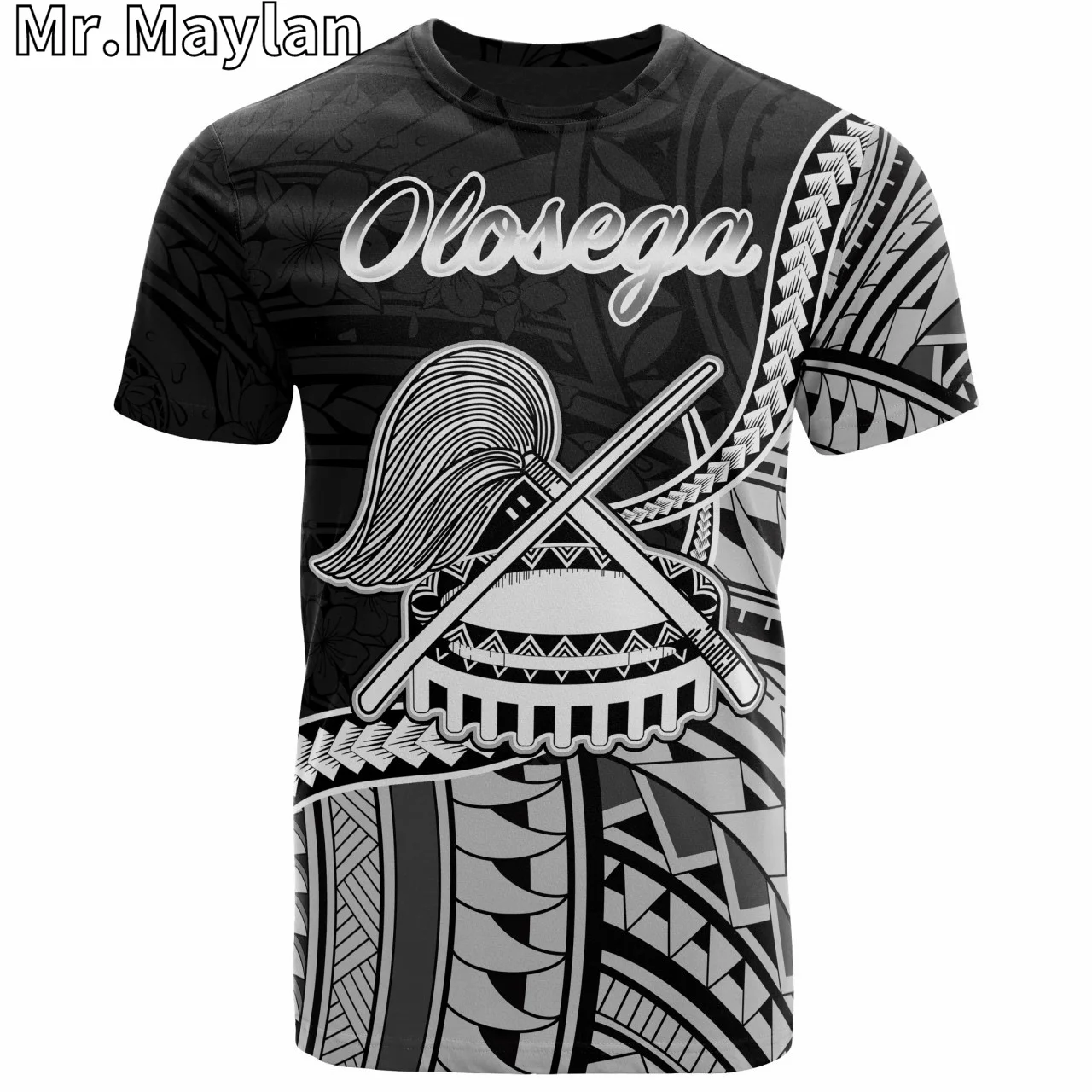 T-Shirt Personnalisé Imprimé en 3D pour Homme et Femme, Essien, Samoa Américaines, Cog T, Rouge, Taema, Streetwear, Unisexe