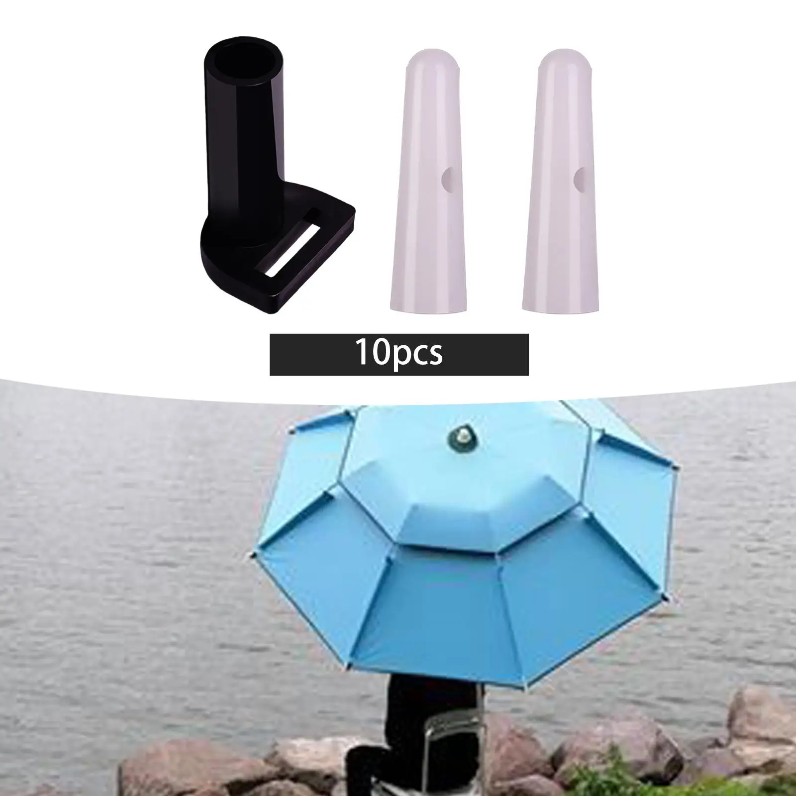 

10pcs 0.5/0.6/0.8cm Bone Umbrella Covers Steady Easy to Replace Leakproof