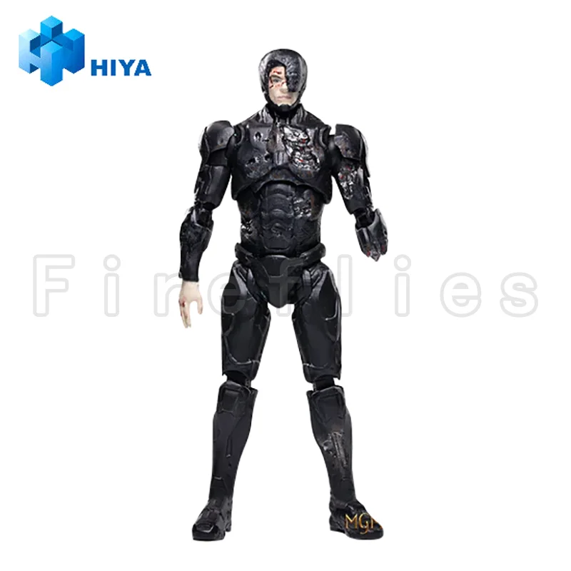 1/18 HIYA 4inch Action Figure Exquisite Mini Series ROBOCOP 2014 - Battle Damage ROBOCOP Anime Model Toy Free Shipping