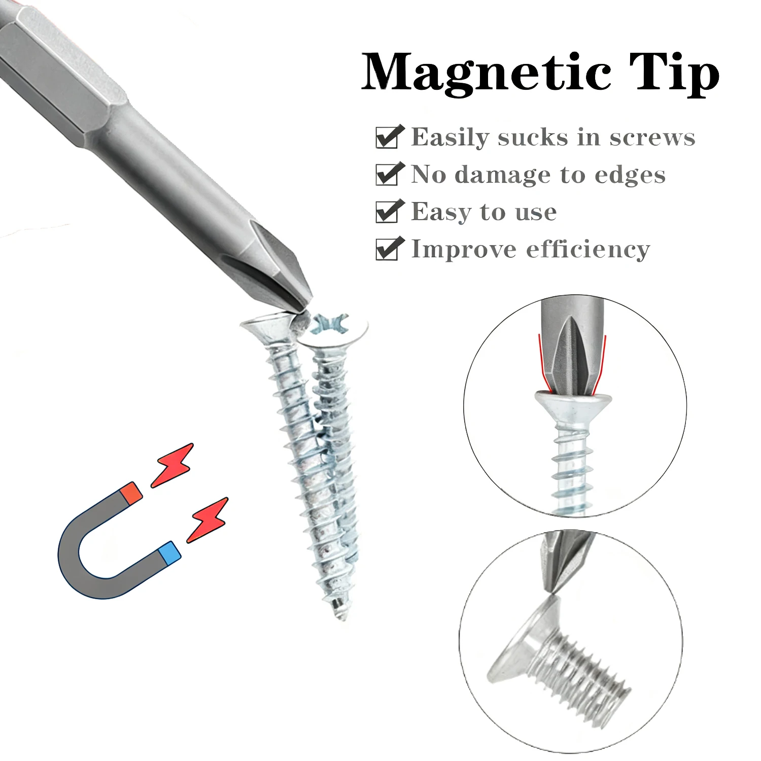 4-13Pcs Special-shaped Screwdriver Set 50mm U-shaped Y-Type Triangle Inner Cross Three Points Screwdriver Bit Tool L-Wrench