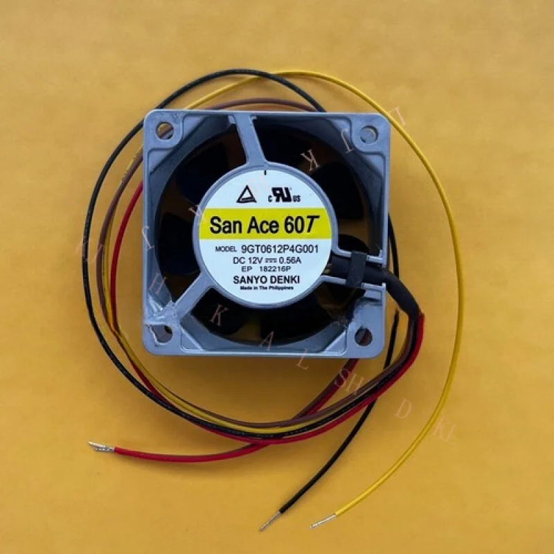 

N FOR Sanyo 9GT0612P4G001 60X25MM 12V 0.56A 4-wire cooling fan