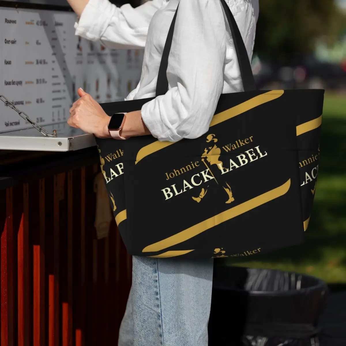 

Johnnie Walker Beach Tote Bag Sport Gym Yoga Duffle Large Tote Bag Women Travel Bag Fitness bag