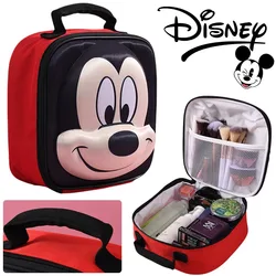 Borsa per il trucco di topolino Disney borsa per il trucco portatile da viaggio per cartoni animati borsa per la conservazione di grande capacità borsa per Organizer con cerniera per articoli da toeletta carini