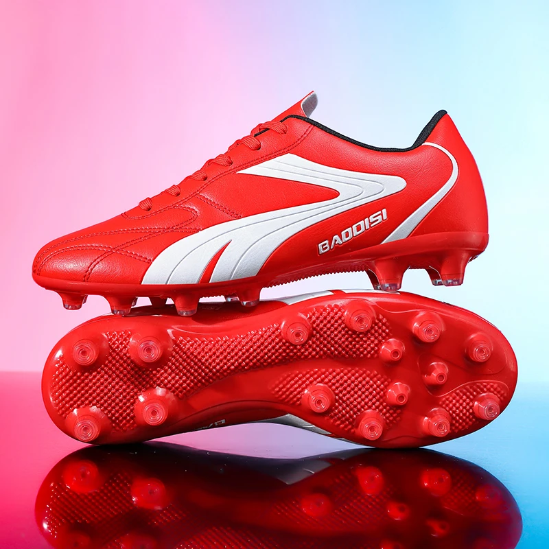 

Soccer Cleats Mens Football Cleats Professional Soccer Shoes High-Tops Non-Slip Spikes forWide Training Sneaker