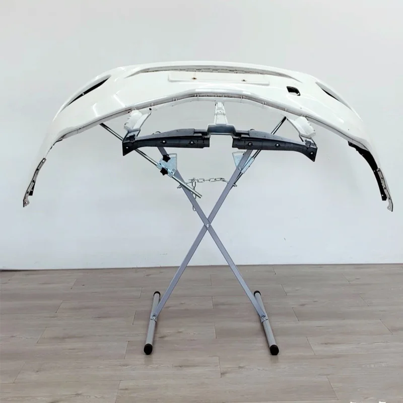 Brand New Have In Stock Adjustable Arm X Type Trestle Bumper Stand Ce Certificate Spraying Bumper Paint Stand