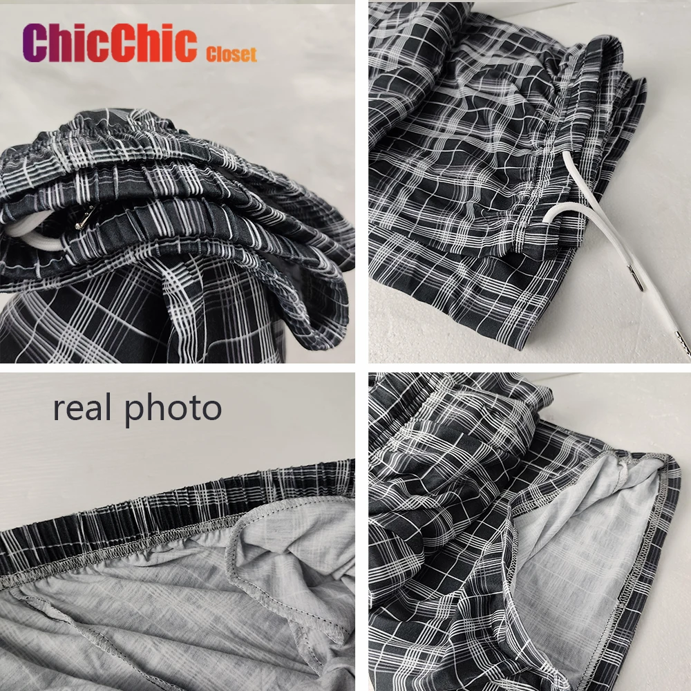 بنطال بيجامة منقوش خفيف الوزن للرجال (أحمر/أسود) - قيعان النوم والصالة مع جيوب، رباط جديد لعيد الميلاد