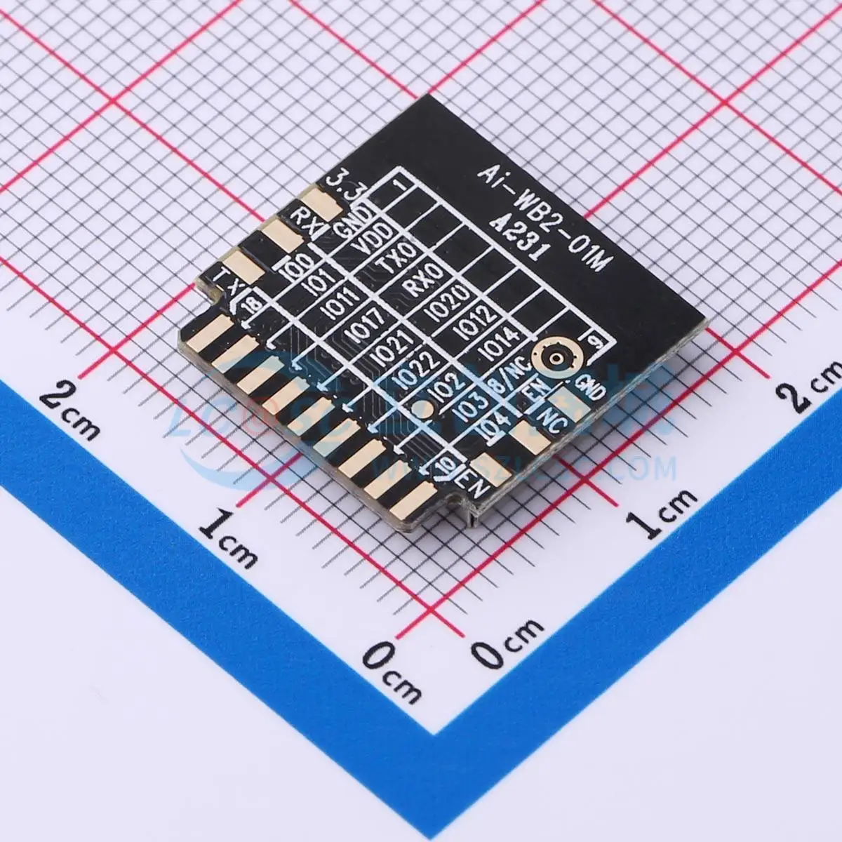 8pcs Ai-WB2-01M DIP-18 BL602chip 802.11b/g/n BLE5.0 I2C UART SPI WiFi Wireless Module for Smart Home System