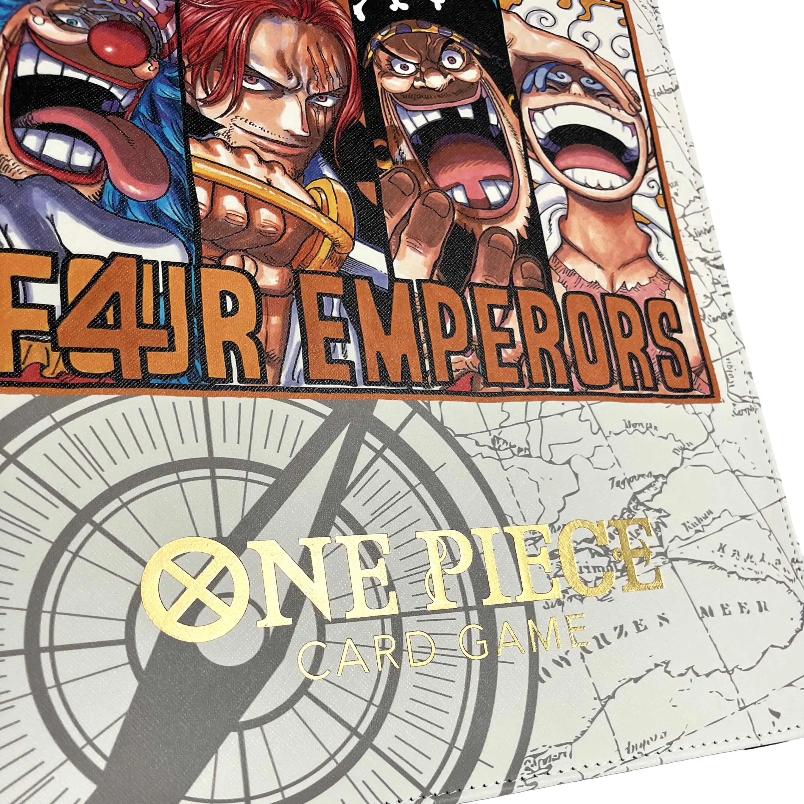 Diy Self Made One Piece Comics Luffy Hot Stamping Card Book Four Emperors Shanks Card Collection Book Card Book Holiday Gift Toy