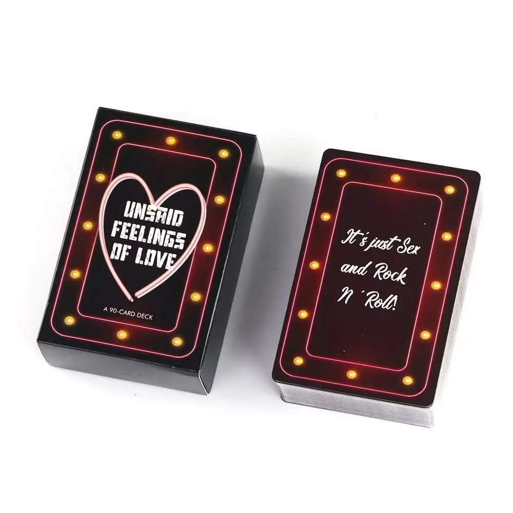 Unsaid Feelings of Love 10*6cm, Messages canalés du Soulmate 90 cartes Oracle, Twin Flame et partenariat Karmique