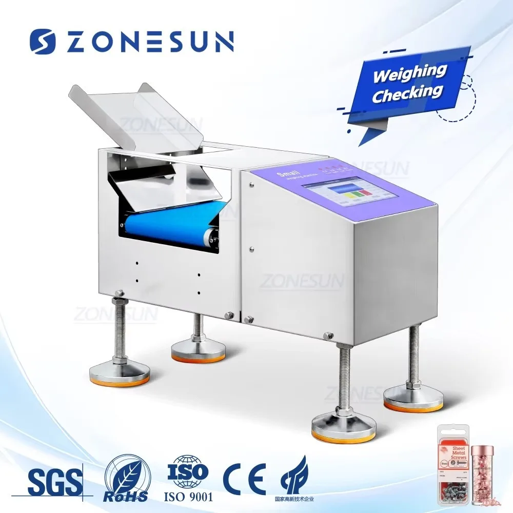 ZONESUN ZS-CW150 Automatic Industrial Weighing Checker High Sensitivity Conveyor Weight Checking Machine