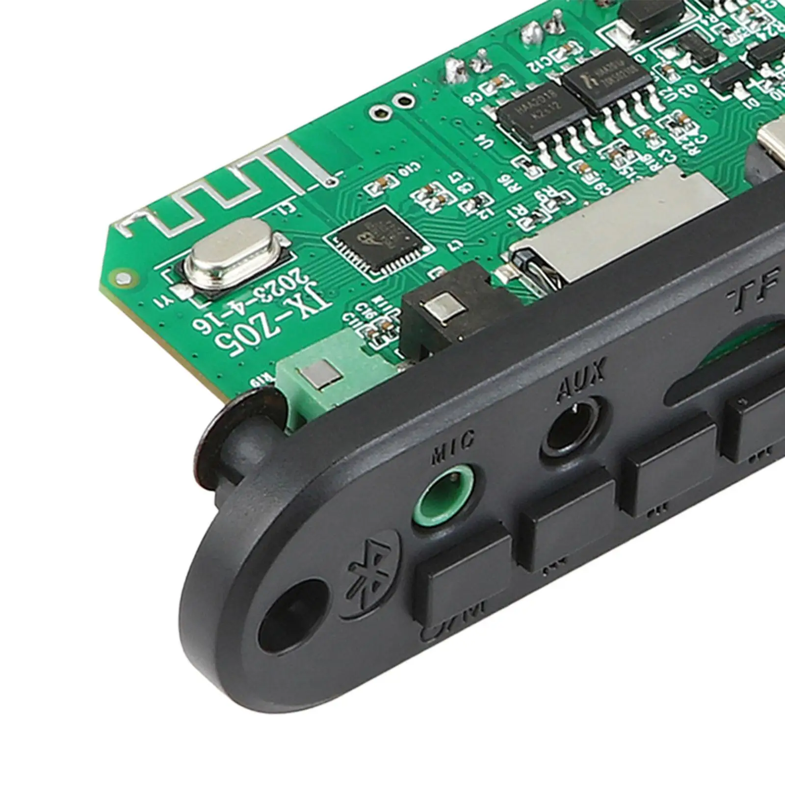 MP3-Decoder-Board, 3,5 mm, 7,4 V, eingebauter Lautsprecher, Stereo-Audio-Empfänger-Modul