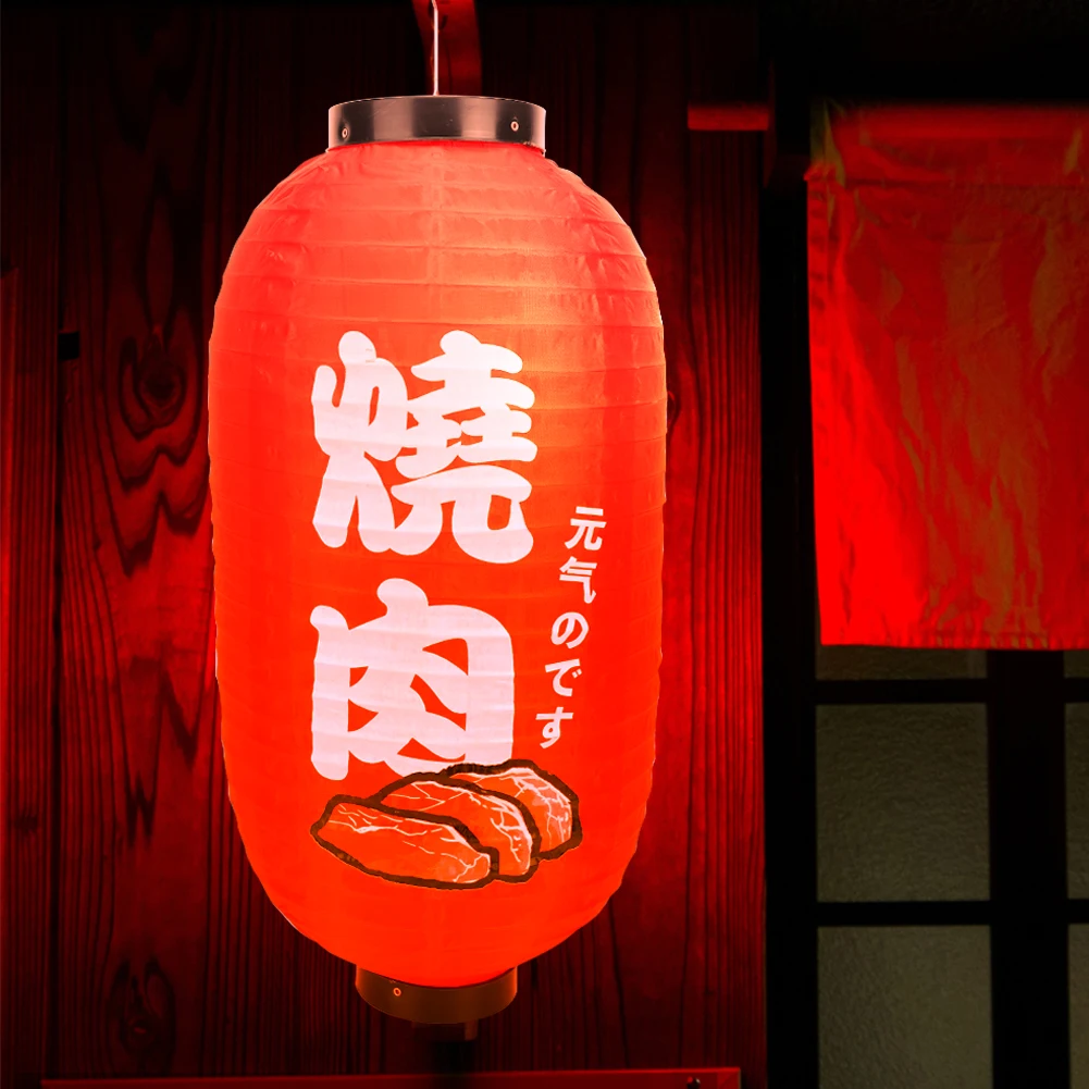 1-4PCS Coloured Painting Festival Decoration Lantern 45 Styles 10inch Japanese Style Red Hanging Lantern Restaurant Decor