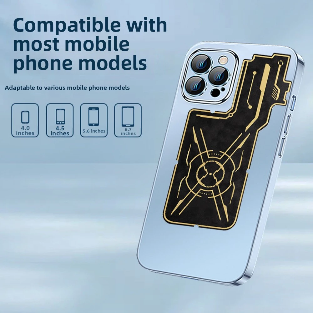 Mobile Phone Cooling Plate Heat Sink Expend Gaming Radiator Stickers Magnetic Copper Heat Diffuser Plate Replacement Accessories