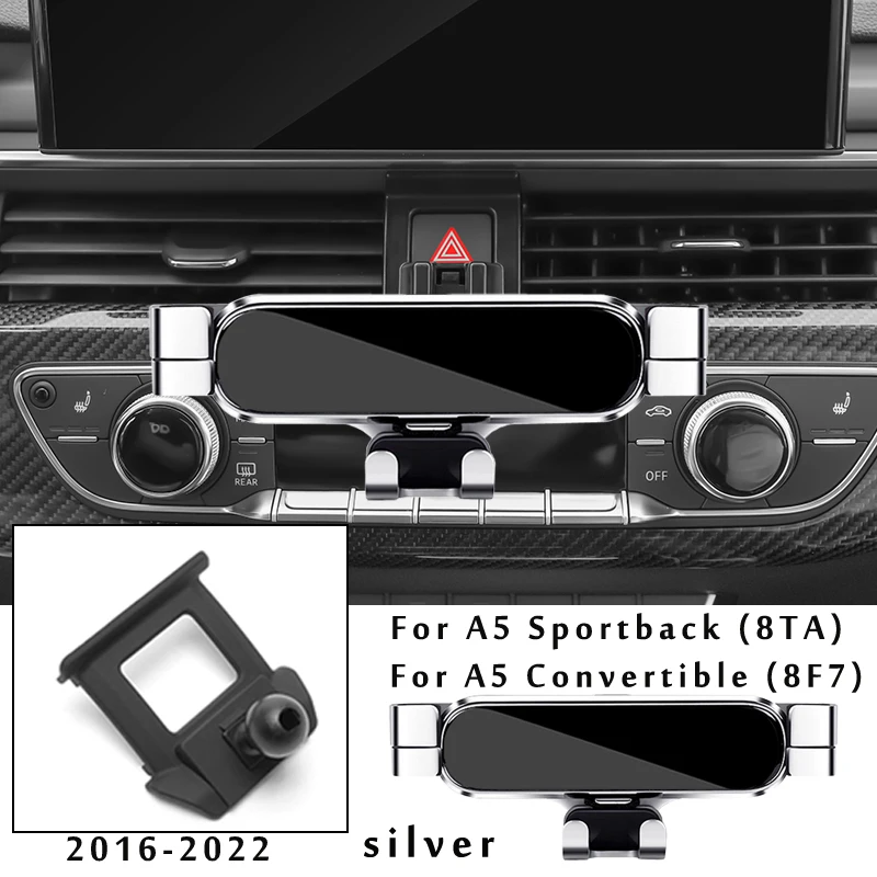 Adjustable Car Phone Mount Holder For Audi A4 B8 B9 A5 Convertible Sportback 8F 8TA 8T F5 Car Interior Accessories