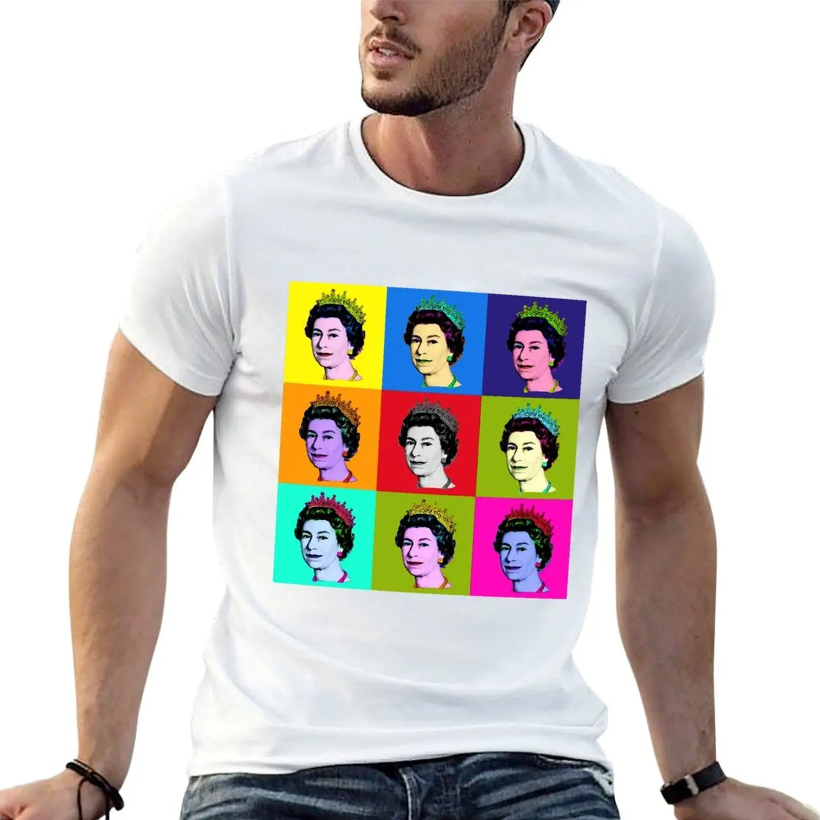 

Queen Art Queen Her Royal T-Shirt t shirts for man slim fit man t shirt cotton high quality T-Shirt