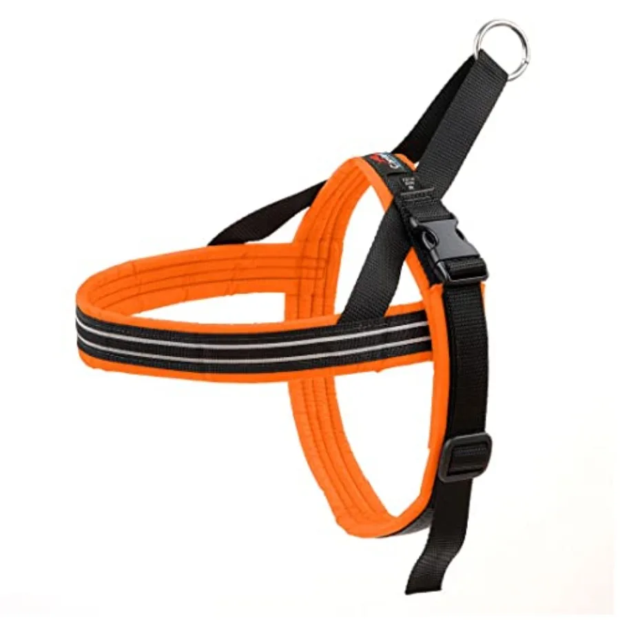 

Sport Dog Harness -Choke Fully Padded n-Chafing Harness with Control Handle Reflective Lightweight Adjustable for Active Dogs