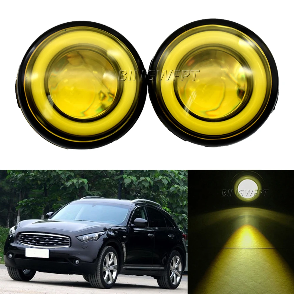 2X Fog Lights For Infiniti EX EX25 EX35 EX37 2008 2009 2010 2012 2013 Car Styling Front LED Fog Lamp Assembly - view 4