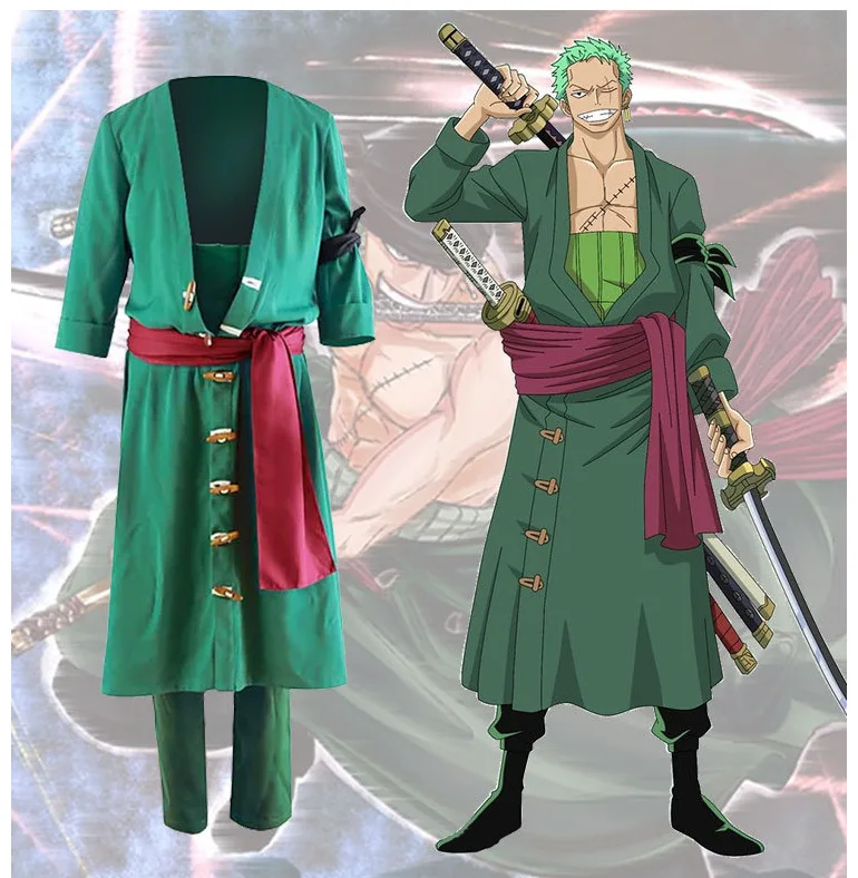 

Roronoa Zoro Anime Cosplay Costume Performance Costume Halloween