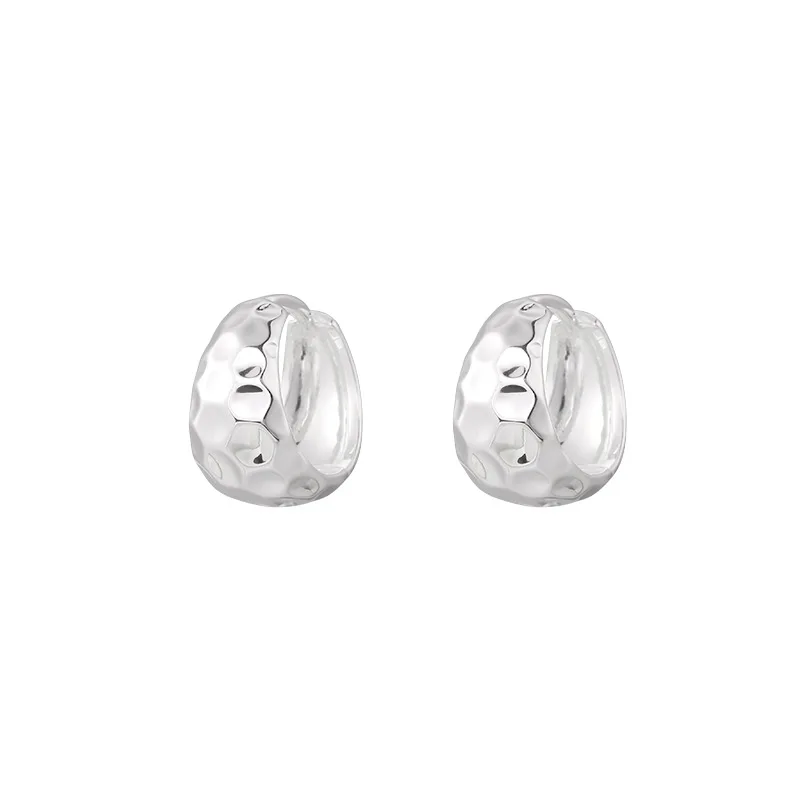 [Cciris.Com] Pendientes de Aro de Plata 925 Pulidos, Sin Níquel, Hipoalergénicos, Minimalistas, Joyería Fina al por Mayor para Mujer