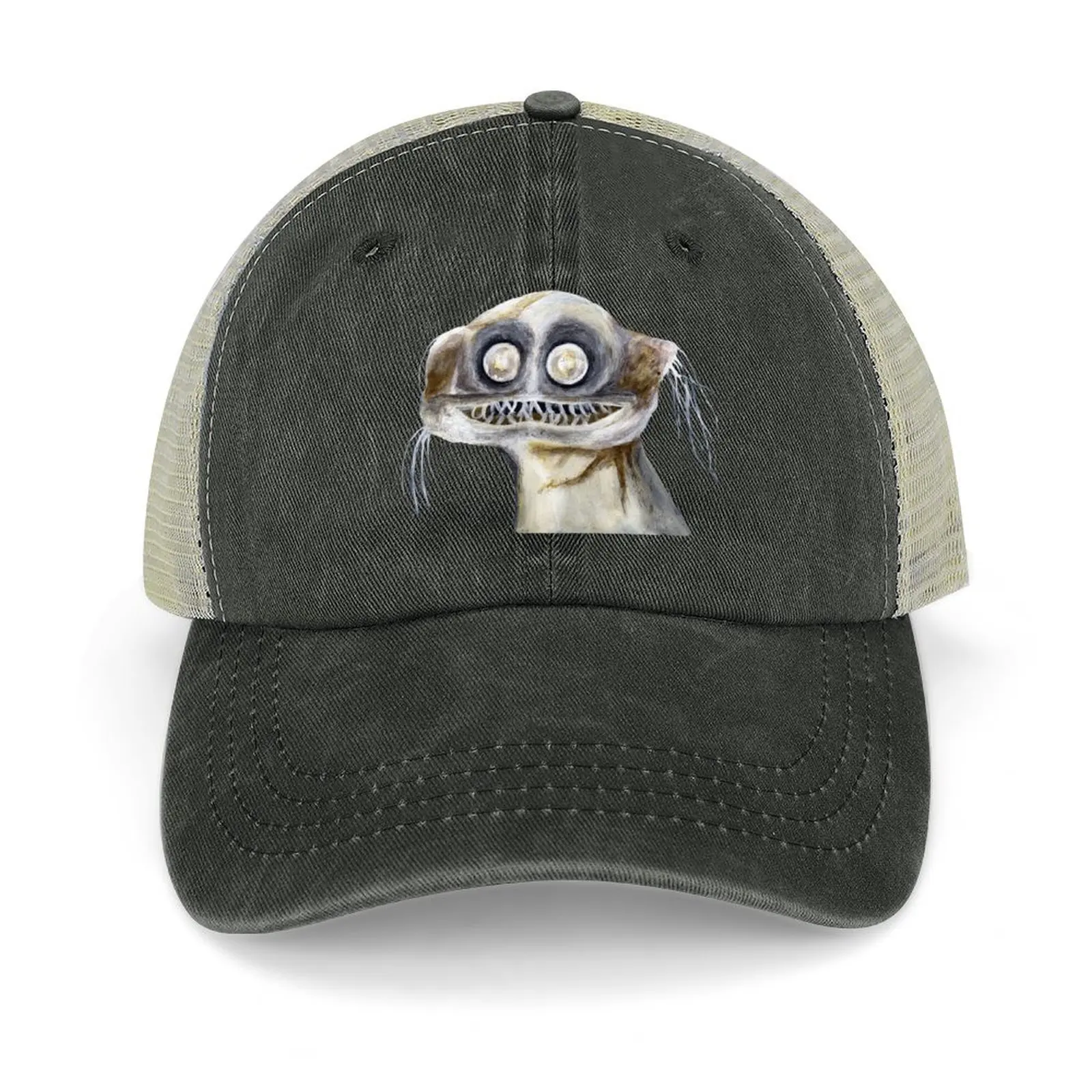 

The Incredibly ugly Gigantura Indica or Telescope Fish acrylic painting Baseball Cap Kids Hat Winter hat western Hat Women Men's