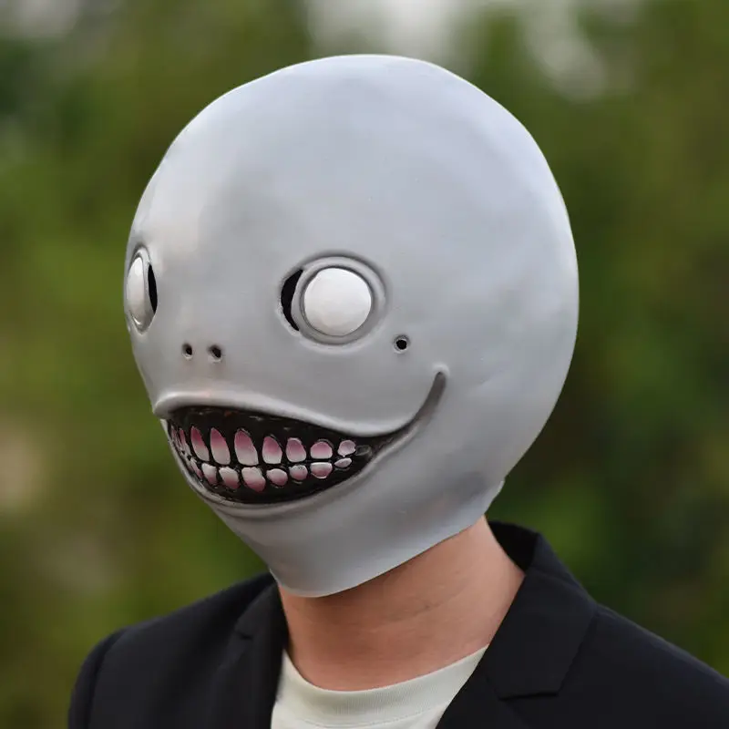 Accesorios de Cosplay, máscara Emil de la era mecánica de Neil, auriculares de látex para Halloween, disfraz de personaje, tocado, máscara, accesorios de disfraz