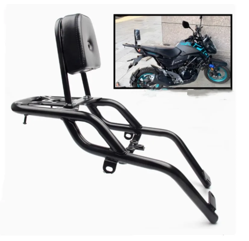 

For CFMOTO Motorcycle ST Baboon CF125-3A Rear Shelf Rear Backrest Tail Rack New Model Rear Trunk Rack Modification