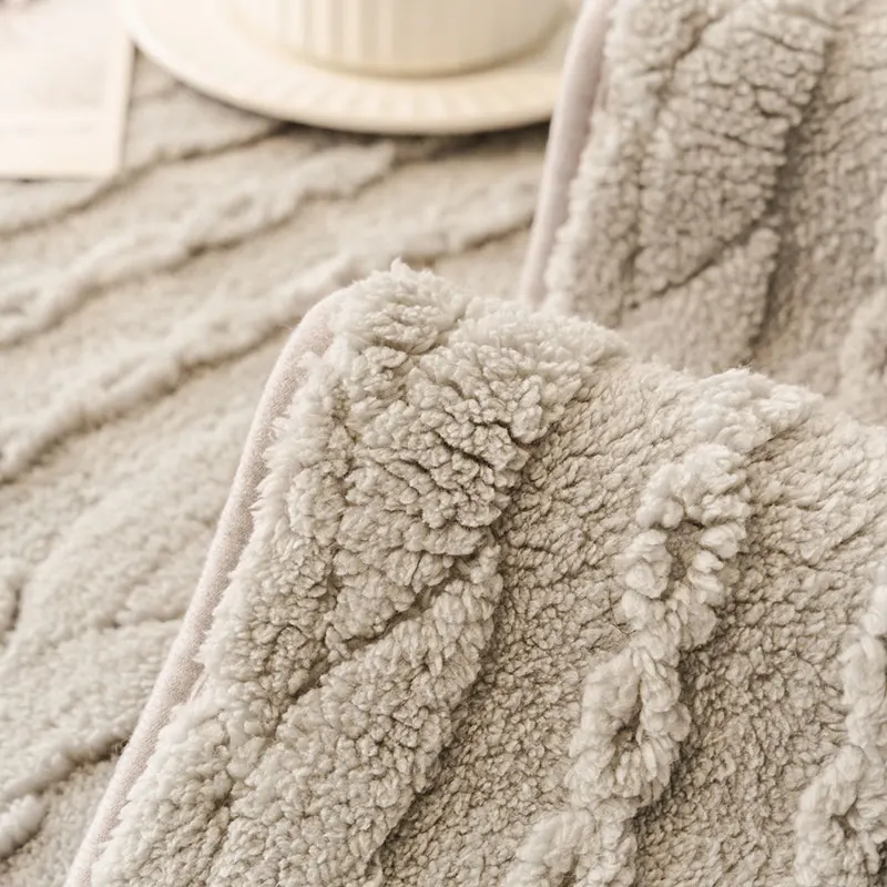 1 قطعة-الخريف والشتاء أفخم سميكة 2025 جديد أريكة حصيرة مريحة القطن الصوف المضادة للانزلاق أريكة حصيرة #6