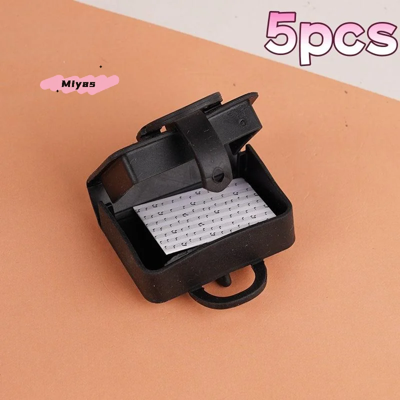 5Pcs Mini Dolls Handbag School Bag Music Score Simulated 1/12 Scale Dollhouse Clothes Accessories Study Decoration Model Toys