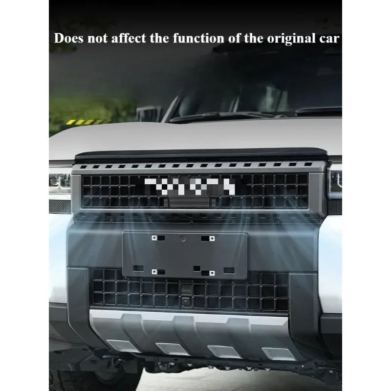 For Toyota Prado 2024 Car Insect nets  Car dust proof center mesh accessories decoration