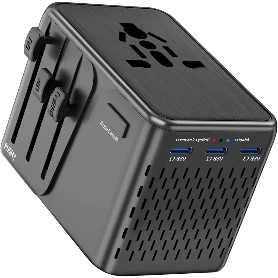 

Travelconverter Adapter Voltage Converter That Steps Down 230 Volts to 120 Volts for use in Over 200 CountriesIncluding The U.S