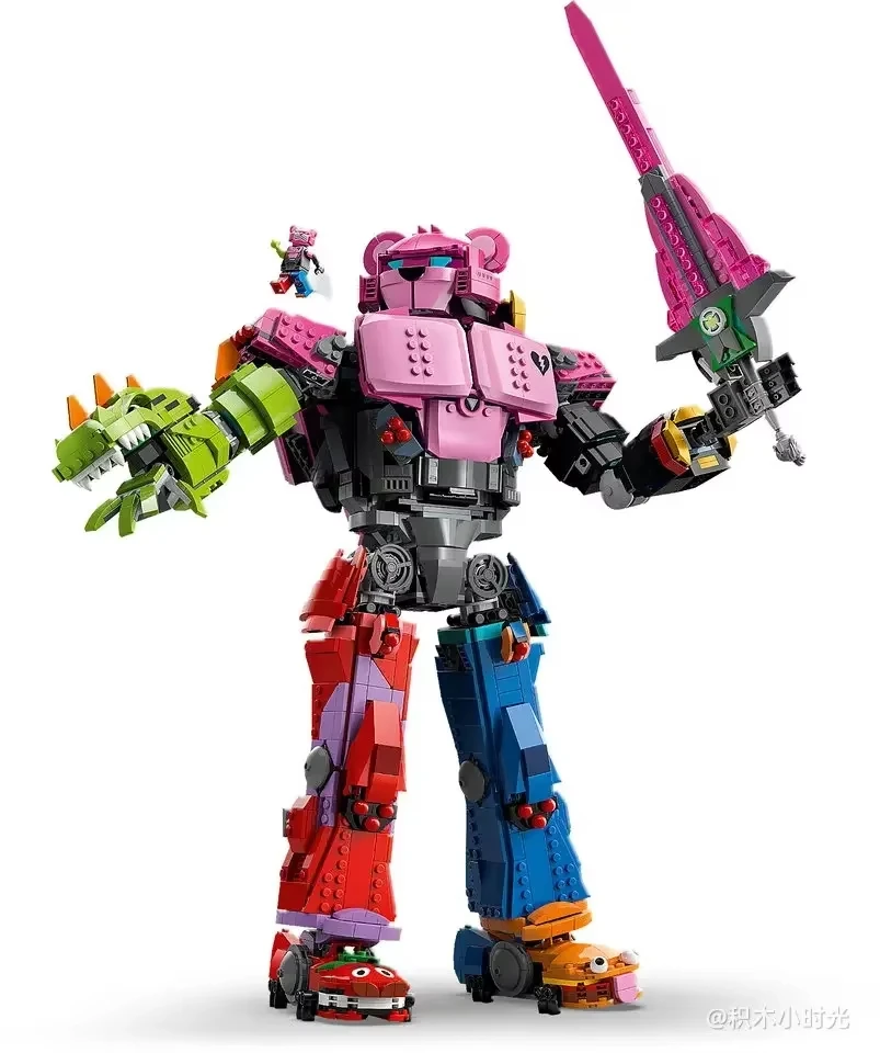 Nuevo set de bloques de construcción de mini muñecos de líder de equipo Mecha, ideal para regalos de Navidad y cumpleaños, decoración del hogar