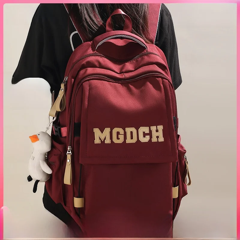 

Faionable Large Capaci Bapa for Women 2024 New Sle Universi High School Bapa Junior And Primary School Studen...