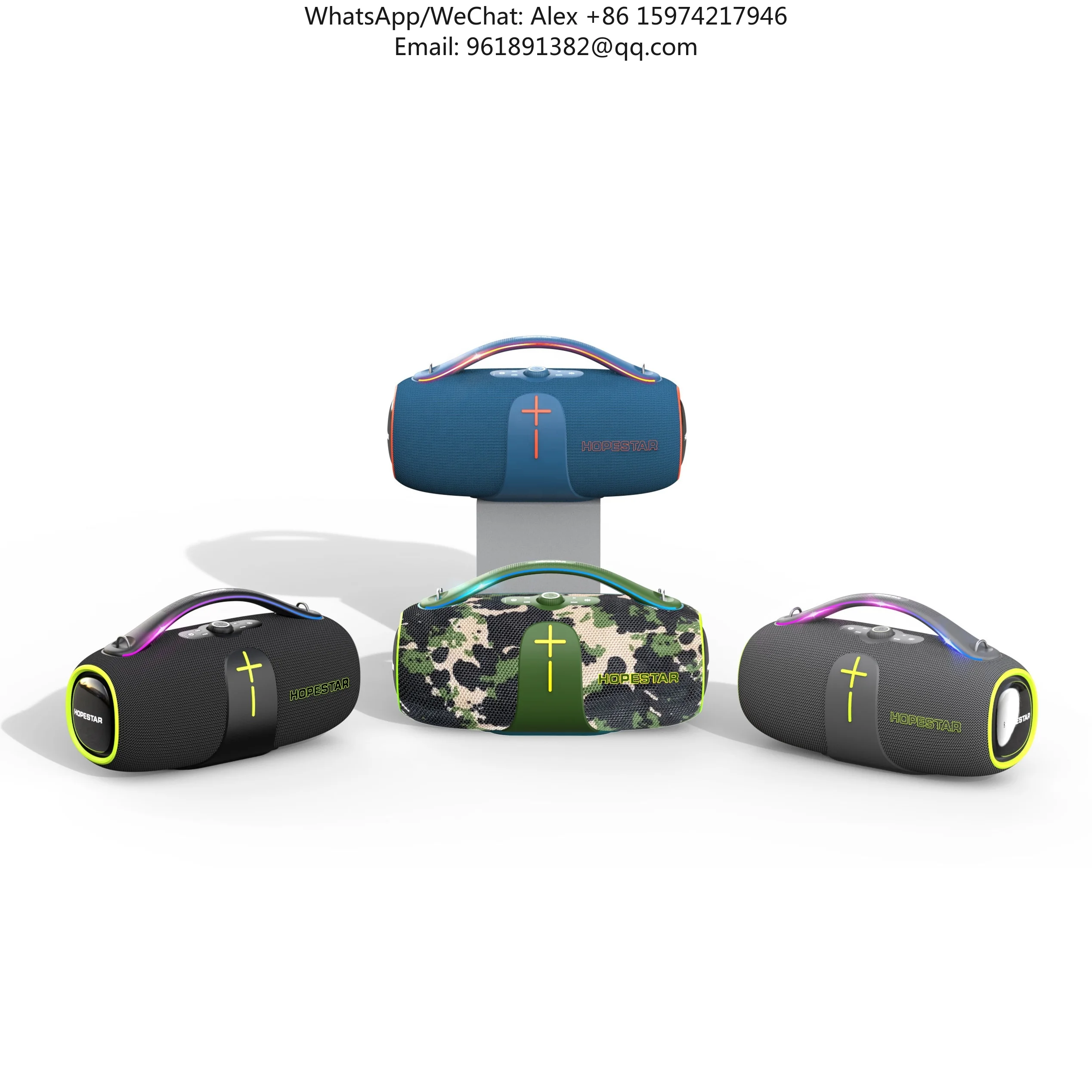 

HOPE STAR A85 400W Portable Party Speaker IPX6 Waterproof Outdoor Big Wireless Speaker Built-in DSP Deep Bass/USB/TF/AUX/Karaoke