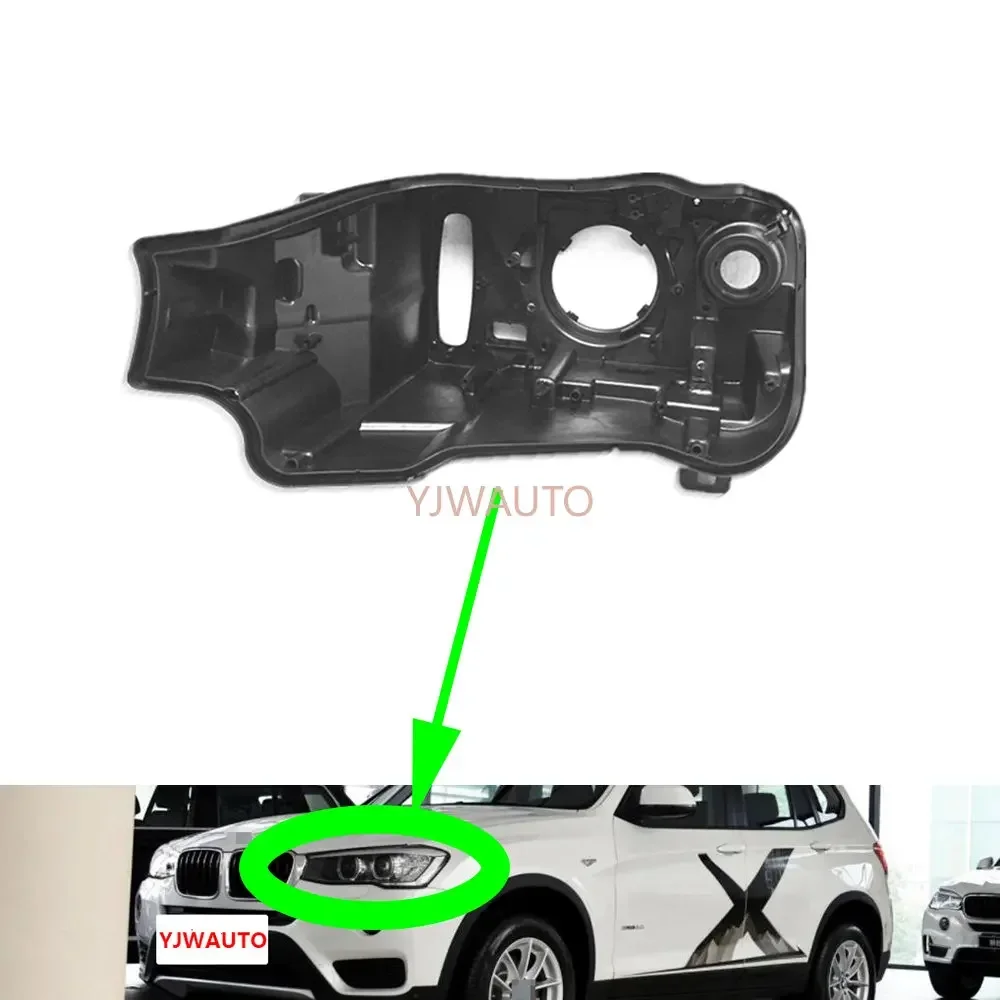 

For BMW X3 F25 2014 2015 2016 2017 Headlamp House Car Headlight Base Auto Front Lamp Holder Back Support