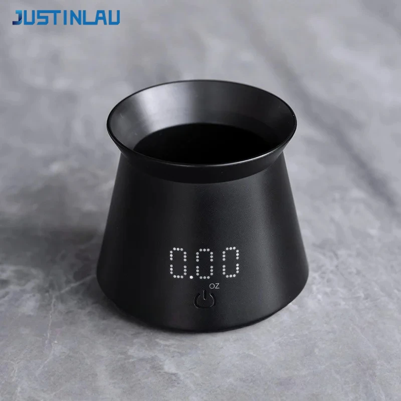 JUSTINLAU Mini Coffee Scale 0.1g High Precision Waterproof Espresso Coffee Bean Digital Scale for Solids & Liquids Barista Tools