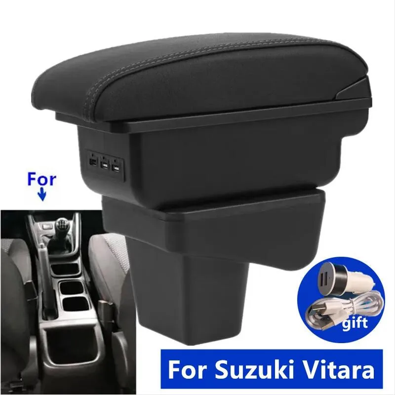 Für Suzuki Vitara Armlehnenbox, spezielle Nachrüst-Zentral-Aufbewahrungsbox für Suzuki Vitara, Autozubehör