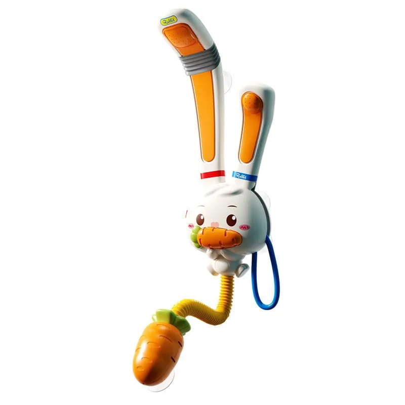 Children\'s bath rabbit shower toy set water play artifact electric water spray