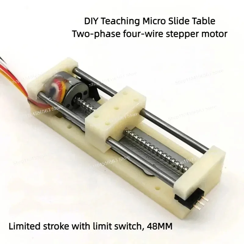 Miniature Sliding Table Screw Stepper Motor Optical Drive With Limit Switch DIY Robot Mechanical Parts