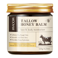 120g ​Beef Tallow Paste Deeply Moisturizer Brightening Wrinkle Remover Grass Fed Tallow Wild Honey Face Body Cream Skin Car