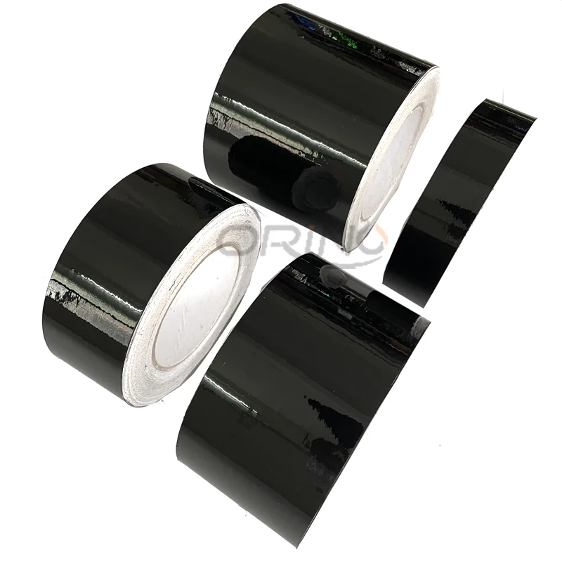 3/5/7/10/15CM Glossy Black Vinyl Stripes Chrome Delete Vinyl Window Trim Film For Car Interior Hood Roof Pillar