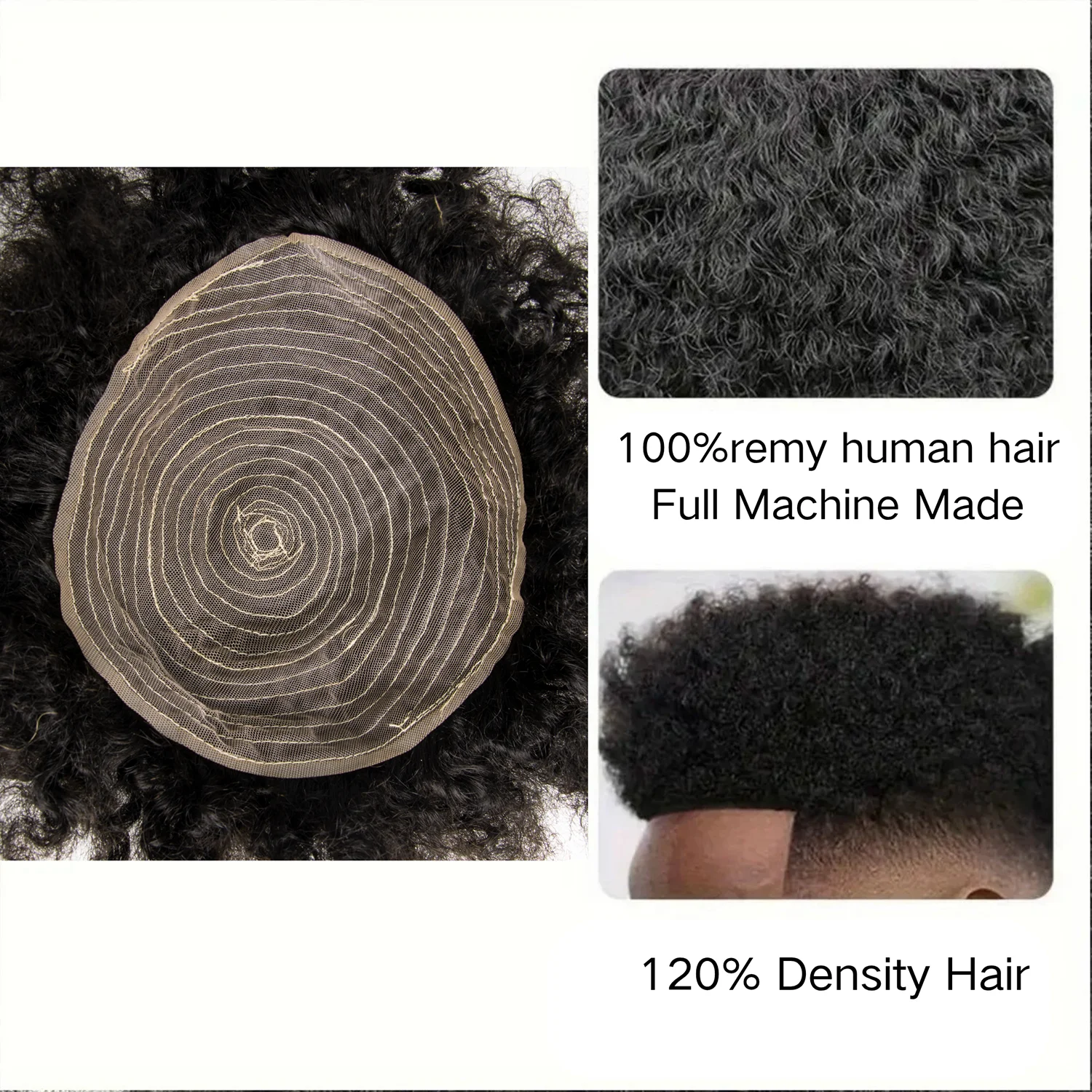 قطعة علوية للشعر للسيدات من OCK، مصنوعة آليًا، نظام استبدال الشعر البشري الحقيقي بنسبة 100%، للجنسين #5