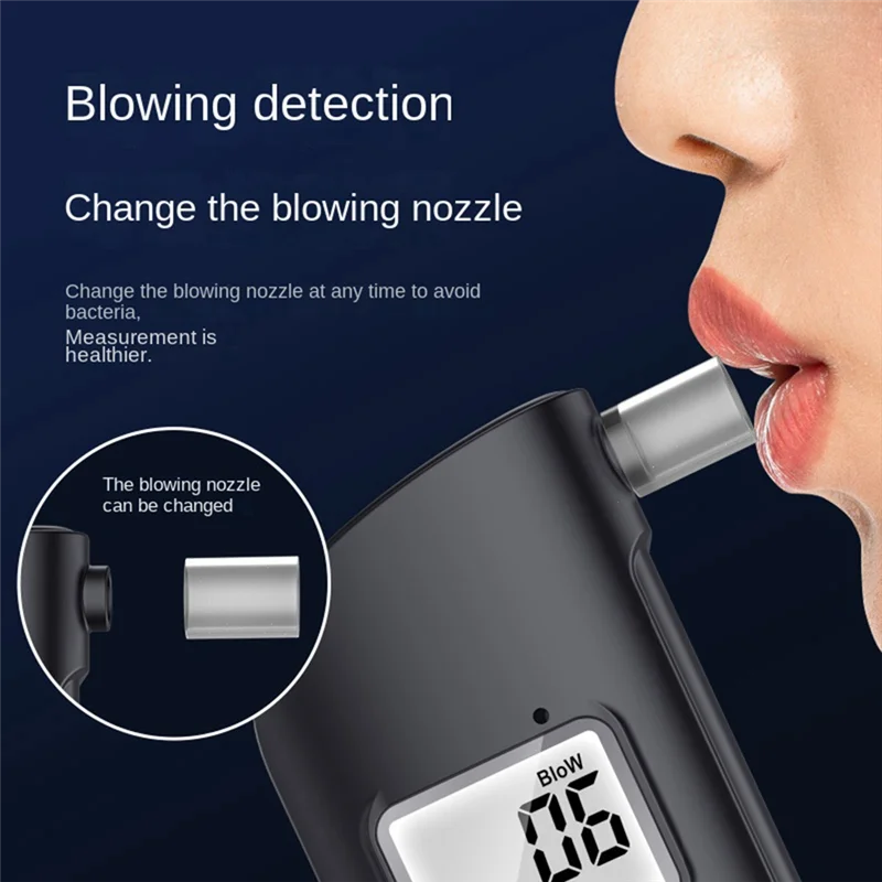 AUAU-Alcohol Tester Mr689 Breath Alcohol Concentration  Drunk Driving Tester High Precision Measuring Instrument